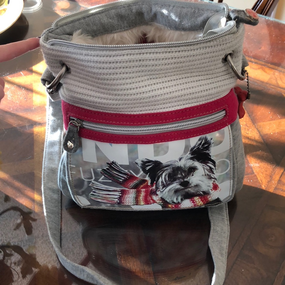 Fuzzy Nation Yorkie Crossbody Never Used